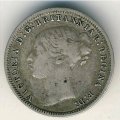 Великобритания 3 пенса 1873 год
