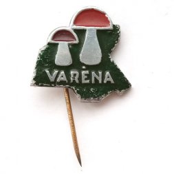Значок-иголка Варена. Varena. Литовская ССР