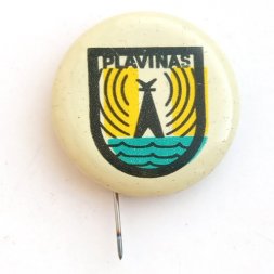 Значок-иголка Плявиняс. Pļaviņas. Латвия