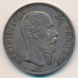 Мексика 1 песо 1867 год