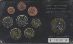Евро серия Кипра 2008-2009 года (8 монет + 1 жетон)