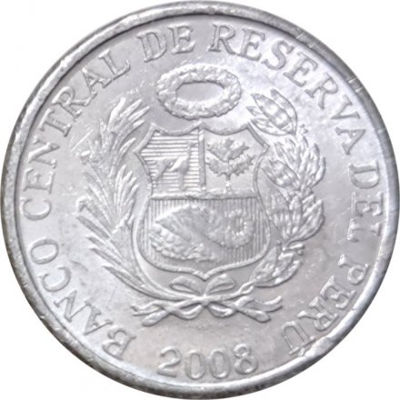 Перу 1 сентимо 2008 год