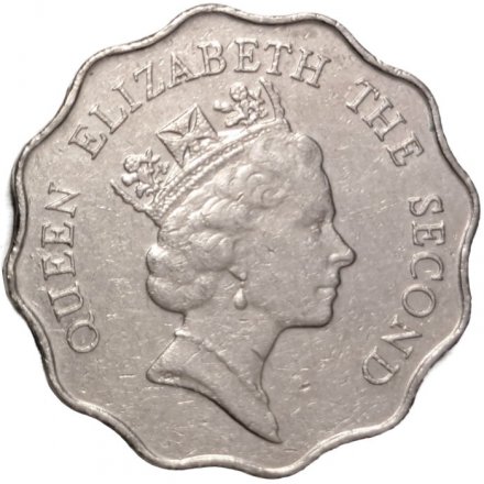 Гонконг 2 доллара 1988 год