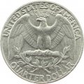 США 25 центов (1/4 доллара) 1971 год - Джордж Вашингтон (без отметки МД)