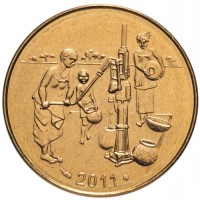 Западная Африка 10 франков 2011 год
