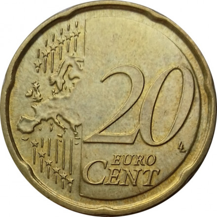 Финляндия 20 евроцентов 2015 год - Герб Финляндии
