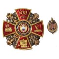 Набор из знака и фрачника Специальный отдел при ВЧК 100 лет. Шифровальная служба ФСО России (в футляре)