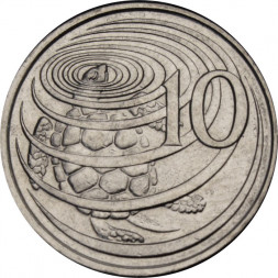 Каймановы острова 10 центов 2008 год