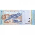 Венесуэла 2 боливара 2008 год - Франсиско де Миранда. Амазонские дельфины UNC