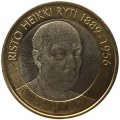 Финляндия 5 евро 2017 год - Ристо Рюти (1940-1944)