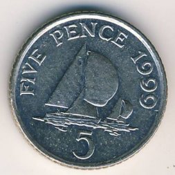 Гернси 5 пенсов 1999 год