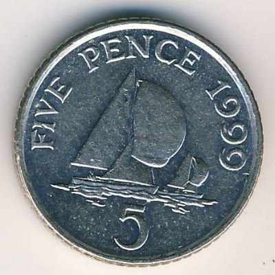 Гернси 5 пенсов 1999 год