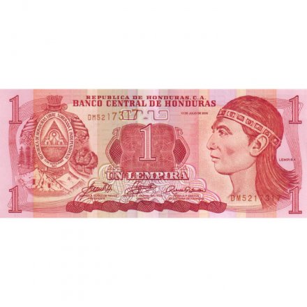 Гондурас 1 лемпира 2006 год - Лемпира. Руины города - UNC-