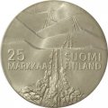 Финляндия 25 марок 1978 год - Зимние игры в Лахти