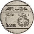 Аруба 1 флорин 2014 год