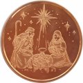 Монетовидный жетон США унция меди 999 - Рождество