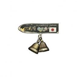 Значок Япония. Саппоро. XI зимние Олимпийские игры. 1972 год