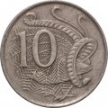 Австралия 10 центов 1970 год