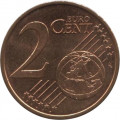 Испания 2 евроцента 2011 год - Кафедральный собор Сантьяго-де-Компостела