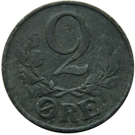 Дания 2 эре 1942 год