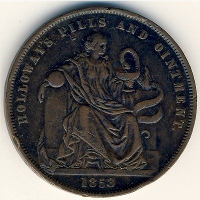Австралия 1 пенни 1858 год