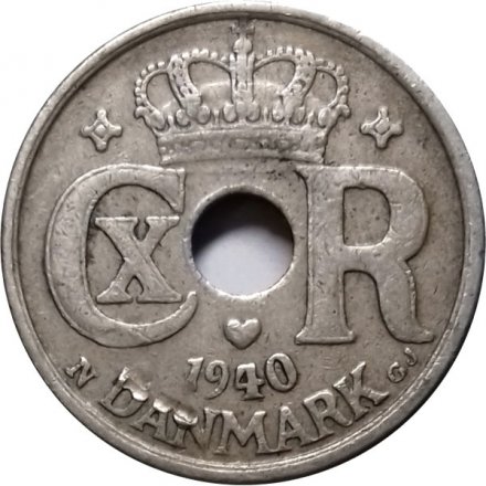 Дания 10 эре 1940 год