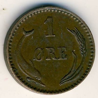 Дания 1 эре 1899 год