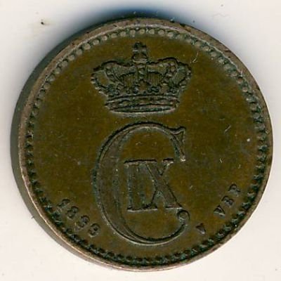 Дания 1 эре 1899 год