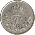 Дания 25 эре 1958 год
