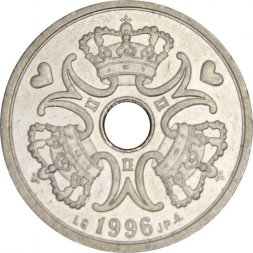 Дания 2 кроны 1996 год