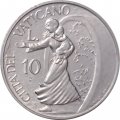 Ватикан 10 лир 1996 год