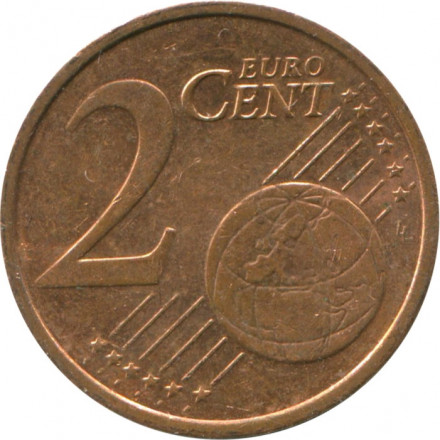 Ирландия 2 евроцента 2003 год - Кельтская арфа