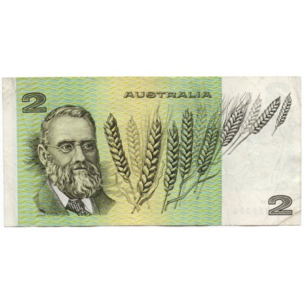 Австралия 2 доллара 1979 год - Джон Макартур и меринос. Уильям Фаррер - XF