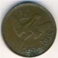 Ирландия 1 фартинг 1928 год