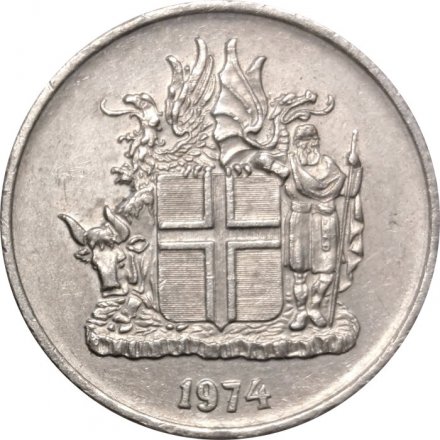 Исландия 5 крон 1974 год