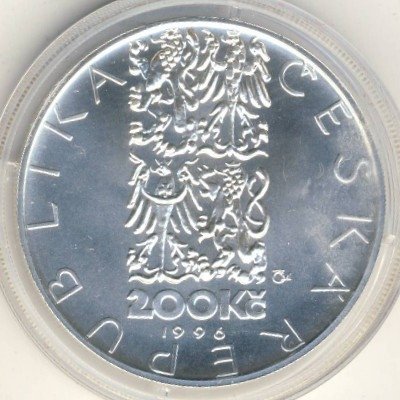 Чехия 200 крон 1996 год - Батист Дебюро