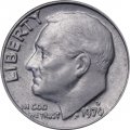 США 1 дайм (10 центов) 1970 год - Франклин Рузвельт (D)
