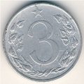 Чехословакия 3 геллера 1953 год