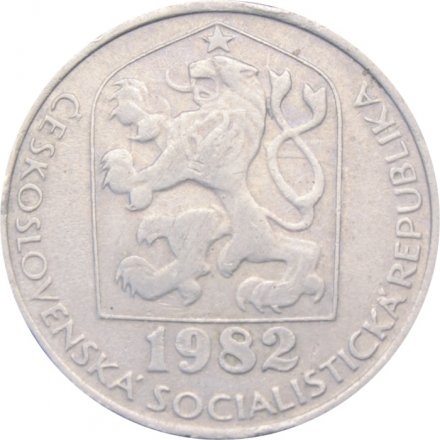Чехословакия 50 геллеров 1982 год