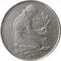 ФРГ 50 пфеннигов 1991 год (A)