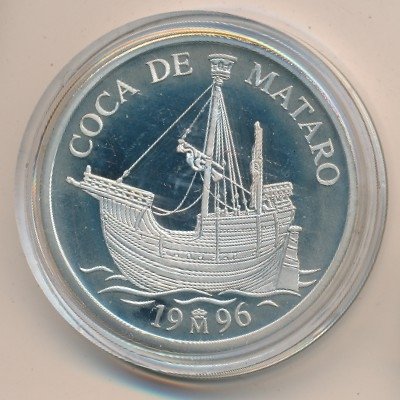 Испания 5 экю 1996 год