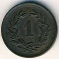 Швейцария 1 раппен 1913 год