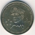 Ниуэ 5 долларов 1989 год
