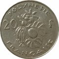 Французская Полинезия 20 франков 2006 год