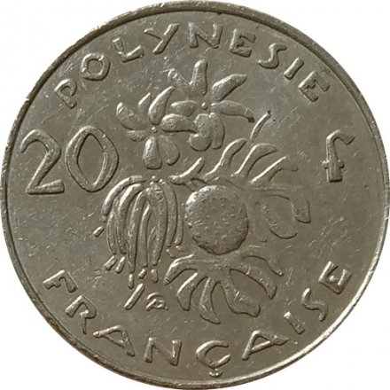 Французская Полинезия 20 франков 2006 год