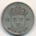Швеция 25 эре 1931 год