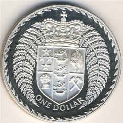 Новая Зеландия 1 доллар 1979 год