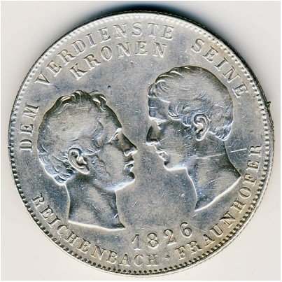 Бавария 1 талер 1826 год
