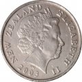 Новая Зеландия 5 центов 2003 год - Гаттерия