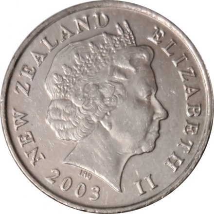 Новая Зеландия 5 центов 2003 год - Гаттерия